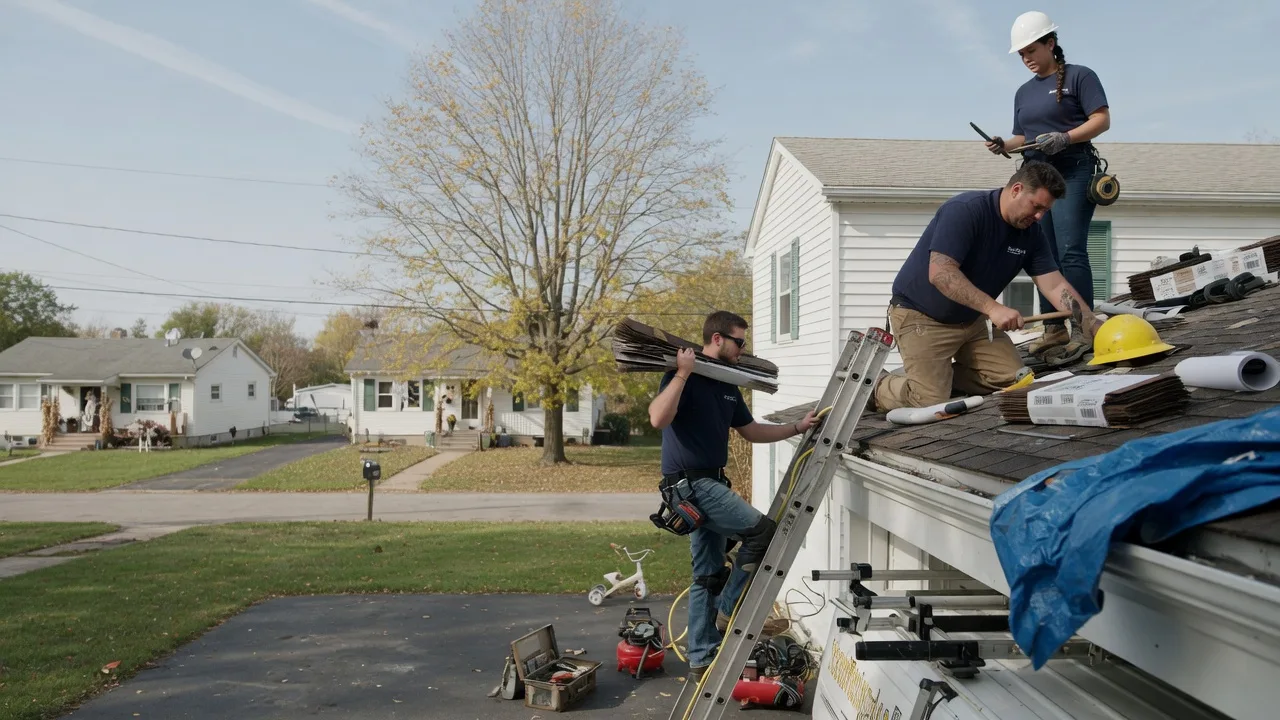 Local Roofing Contractors in Farmersville, IL near me